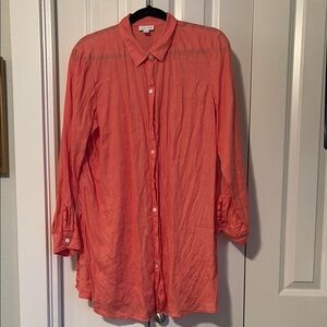 Love Linen Coral Shirt